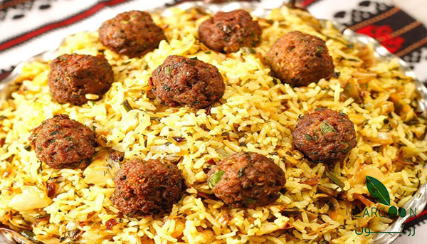 طرز تهیه کلم پلو با روغن زیتون